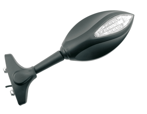 Oglinda universala cu semnal LED, negru, cod E-205