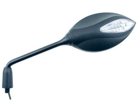 Oglinda universala cu semnal LED, negru, cod E-221