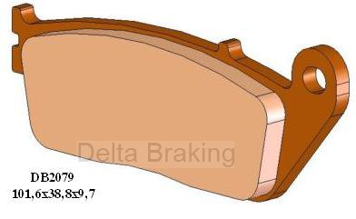 Placute de frana VICTORY A/Ness Victory Vision 10, spate, DB2079