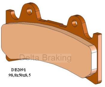 Placute de frana JAYBRAKE 6 Piston caliper , fata, DB2091 RD-N2