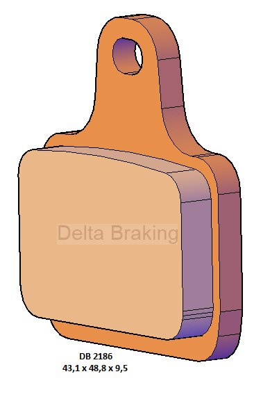 Placute de frana AP LOCKHEED CP6688 Caliper , fata, DB2186 RD-N2