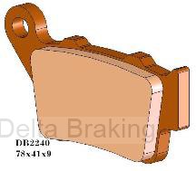 Placute de frana BORILE 500 B CR 02-04, spate, DB2240 RD-N2