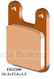 Preturi Piese si Accesorii Moto - Delta - Placute de frana HONDA 150 SH150i 10, spate, DB2300 RD-N2