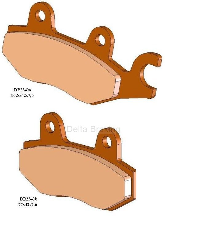 Preturi Piese si Accesorii Moto - Delta - Placute de frana AJS 125/250 Naked 08-09, fata, DB2340 RD-N2