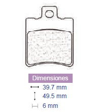 Preturi Piese si Accesorii Moto - Carbone Lorraine - Placute frana Atala, cod 2187, Carbone Lorraine
