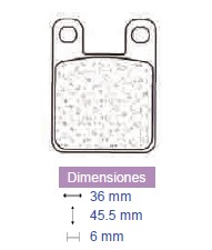 Preturi Piese si Accesorii Moto - Carbone Lorraine - Placute frana Rieju, cod 2189, Carbone Lorraine
