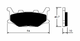 Placute de frana Adiva, cod P-10743