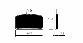 Placute de frana Blata, cod P-12208